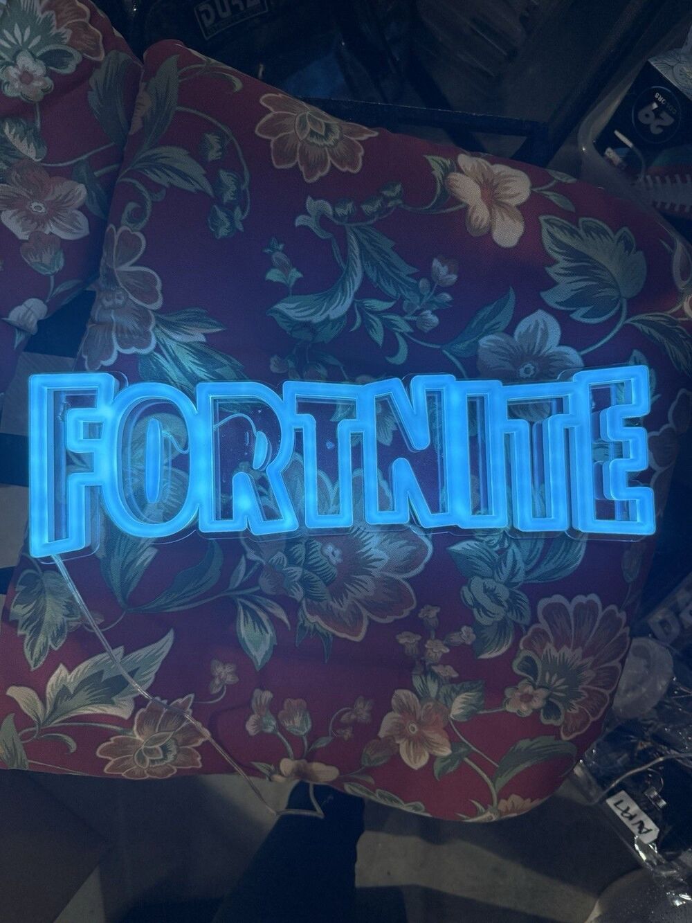 Fortnite Neon Logo Sign - 3d Printed